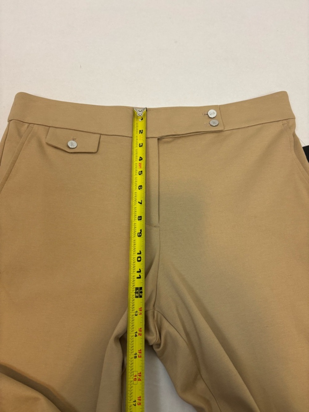 Lauren Ralph Lauren Ponte Ankle Pants in Tan Size XL - Picture 14 of 16